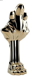 Ванна из искусственного камня Фэма Стиль Феррара на опорах золото 171x82 см